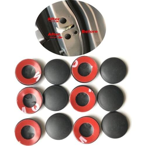 12pcs/Lot Car Door Lock Screw Protector Cover For Renault Koleos Fluenec Latitude Sandero Kadjar Captur Talisman Megane LAGUNA