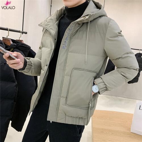 VOLALO Men's Parkas