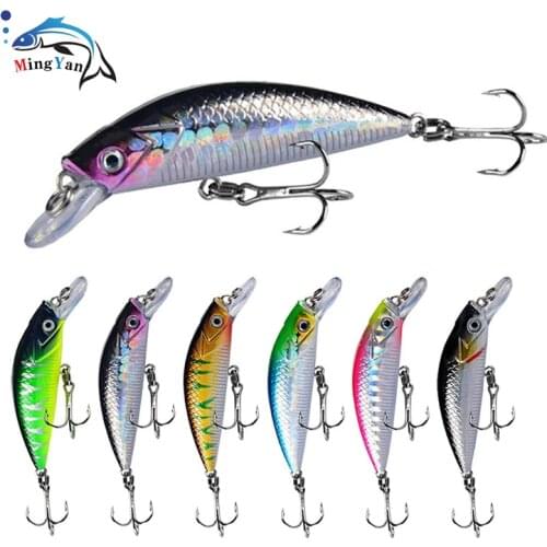 1PCS Minnow Fishing Lures Sinking Wobbler Fishig Carp Bait Hard Bait 6cm 6g Artificial Crankbait Jerk Bait Pesca Fishing Tackle