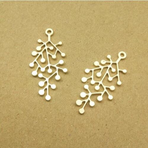 10pcs 17x35mm branch charm for jewelry making and crafting earring pendant bracelet necklace charm diy finding