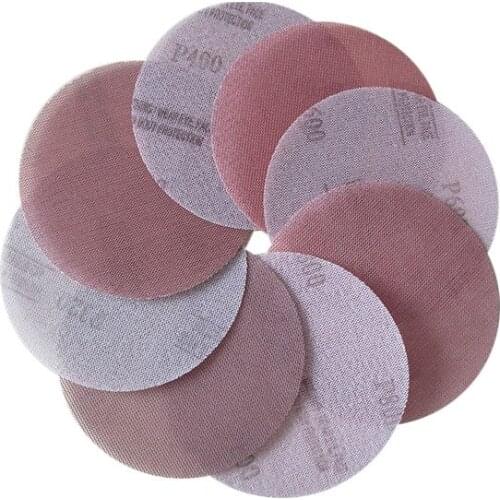 10pcs/lot 150mm round grid sandpaper Grit 80-1000 sanding special sandpaper