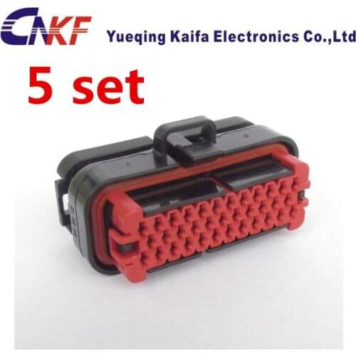 5 Set High Quality terminal 35 Pin connector Tyco AMP Female Automotive Waterproof Connector Plug 776164-1 With Terminals