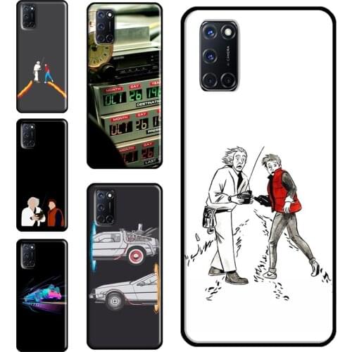 Back To The Future Case For OPPO A15 A83 A91 A93 A31 A53 A5 A9 2020 A52 A72 A1K A3S A5S Reno2 Z F5 F7 Cover