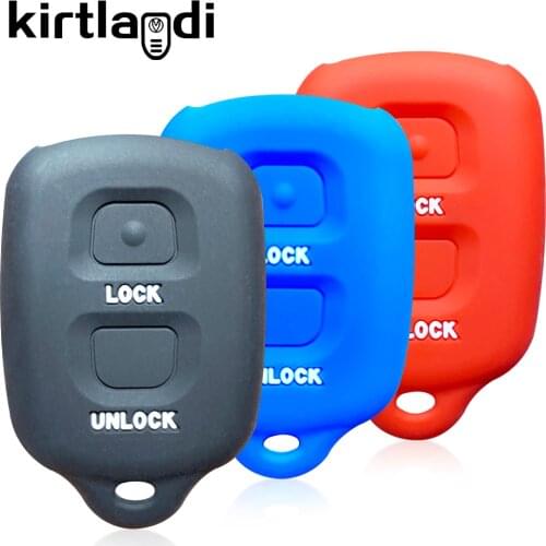 2 Button Remote Key Fob Case Shell for Daihatsu Terios Sirion 2 for Toyota Corolla G6 Ipsum Old Model Cover Key Holder Protector