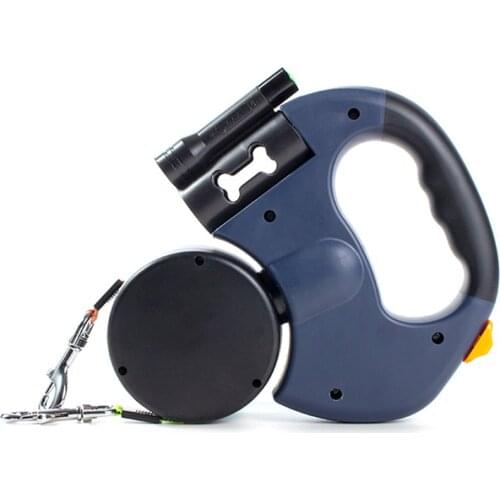 Dual Dog Pet Leash Ropes Auto Retractable Dog Pet Traction Rope Adjustable Pet Dogs Strap Auto Flexible Dual Pet Dog Leash Ropes