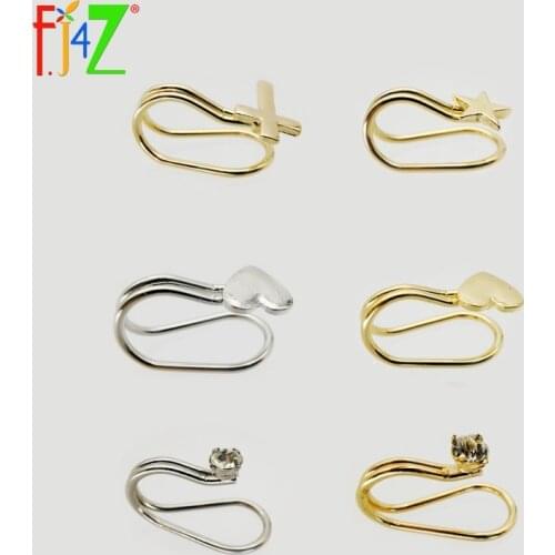 Clearance sale Fashion personality Ear Cuff lovely cross/heart/star/ Crystal No Pierced Clip Earrings Ear Cuff For Women Boucles