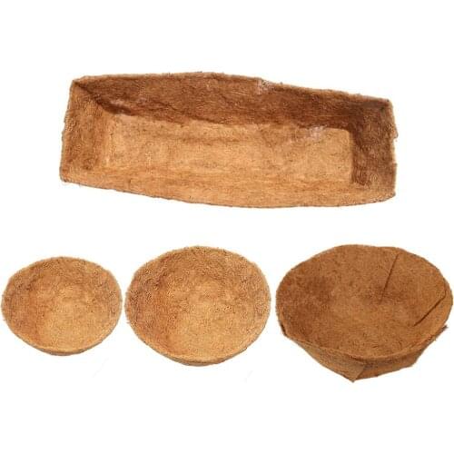 Coconut Liner Coco Fiber Replacement Liner Plants Basket Liner For Hanging Basket Home Garden Balcony Decoration