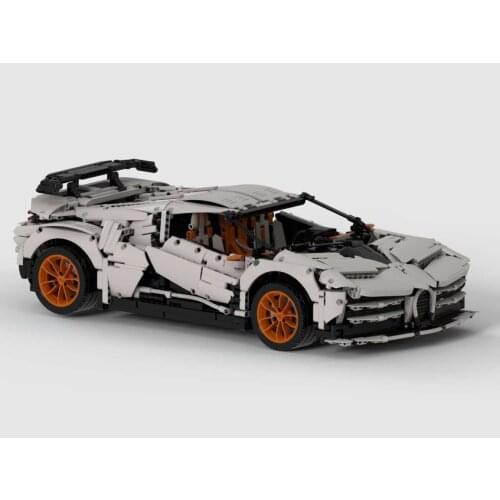 Technology building block mechanical gear MOC-34933 EB 110 super sports car McLaren assembly display toy boy gift