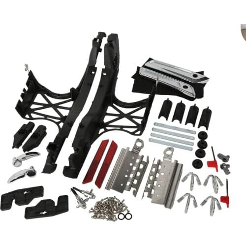 TCMT Motorcycle One Set Saddlebag Latch Lids Hardware Covers For Harley Touring Road King Electra Street Glide FLT FLH 2014-2020