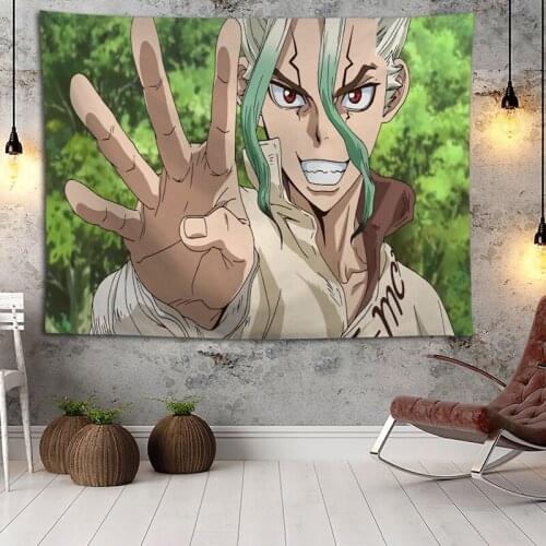 Dr. Stone Wall Hanging Tapestry Home Party Decorative Tapestries Photo Background Cloth Table Cloth Wall Tapestry