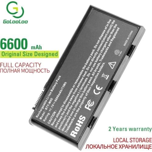 Golooloo 11.1v 66oomah/73WH laptop battery for MSI GT683 GT683DX GT683DXR GT683R GT685 GT685R GT70 GT760 GT760R GT780 GT780D