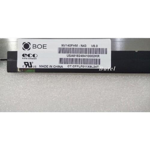 NV140FHM-N43 NV140FHM N43 For Boe LCD Screen Matrix for Laptop 14.0" FHD 1920X1080 30pin Matte Replacement IPS Screen