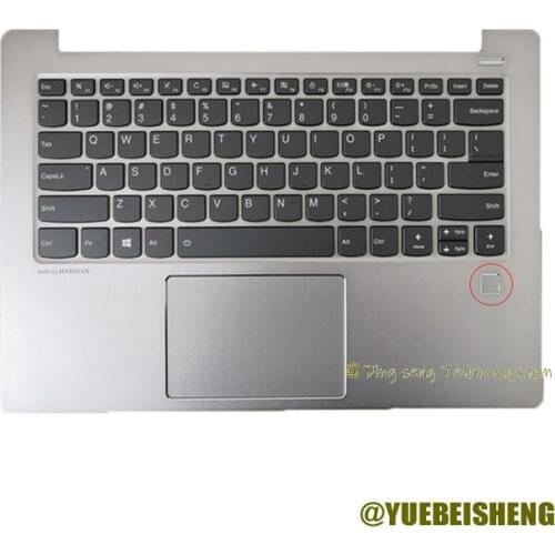 96%New for LENOVO IdeaPad Air 14IKB 530S-14 Palmrest US keyboard Upper Cover Upper case FP hole Touchpad Silver