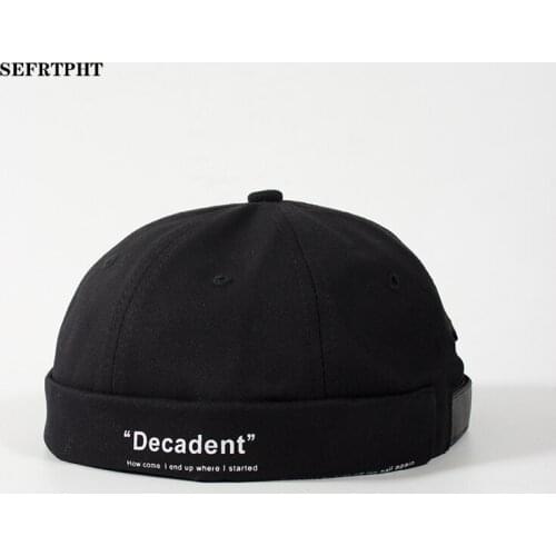 Casual Men Hats Beanie Skullcap Solid Cotton Beanies Fashion Cap New Portable Casquette Miki Hat Gorras Cap Women Sailor Cap