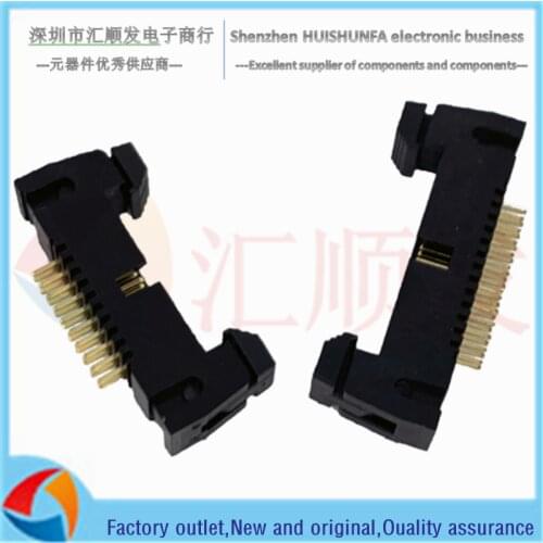 Horn socket 1.27mm pitch straight needle straight plug DC2-10P/14/16/20/26/30/34/40 horn buckle