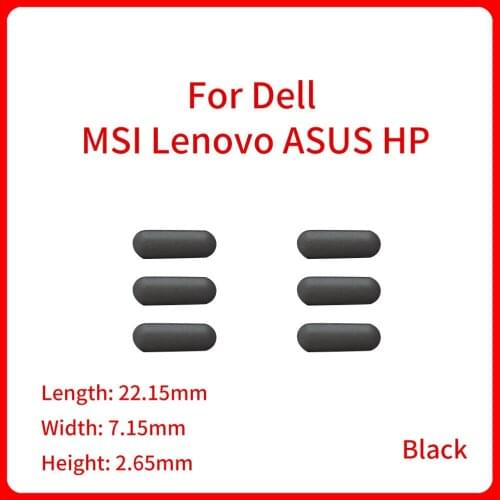 Laptop Rubber Feet 22.15mm For Acer Samsung MSI Dell Lenovo Asus HP Bottom Case Foot Pad DIY Bottom Case Foot Pad Shell Black