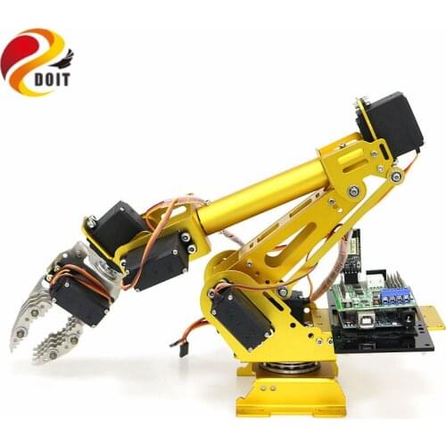 Wifi/Bluetooth/PS2 Control 7DOF Robotic Arm ABB Robotic Model Operating Arm with 360 Degree Rotating Base