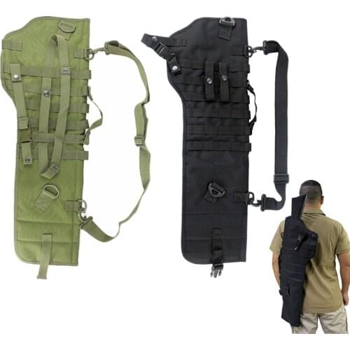 Tactical Military Rifle Shotgun Bag Scabbard Holster Tactical Gun Carry Backpack Airsoft Gun Case Shoulder Holster Hunting Pouch