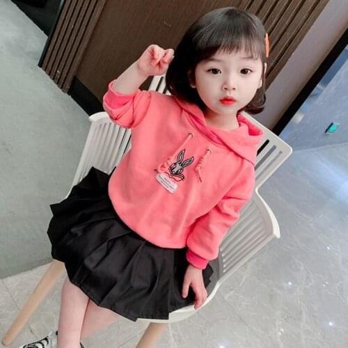 Girls' Sweatshirts Babys Kids Jacket 2021 New Spring Autumn Top Toddler Pullover Beach Long Sleeve Outdoor Cotton Childrens Cl