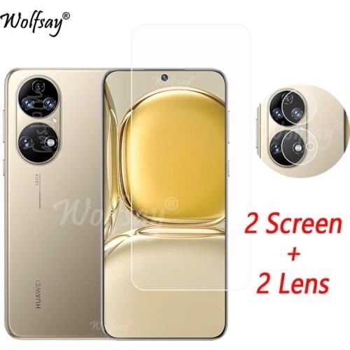 Camera Lens Protector For Huawei P50 Screen Protector Tempered Glass For Huawei P50 Camera Glass For Huawei P50 Glass 6.5 inch