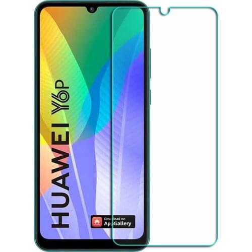 2PCS FOR Huawei Y5p DRA-LX9 Tempered Glass Protective on Huawei Y6p MED-LX9N Y7p Y8p Screen Protector Glass Film Cover