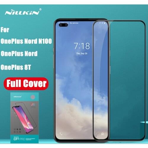 Nillkin Anti-Explosion CP+ Pro Full Cover Screen Protector Tempered Glass for OnePlus 8T Nord One Plus Nord 100 1+8T