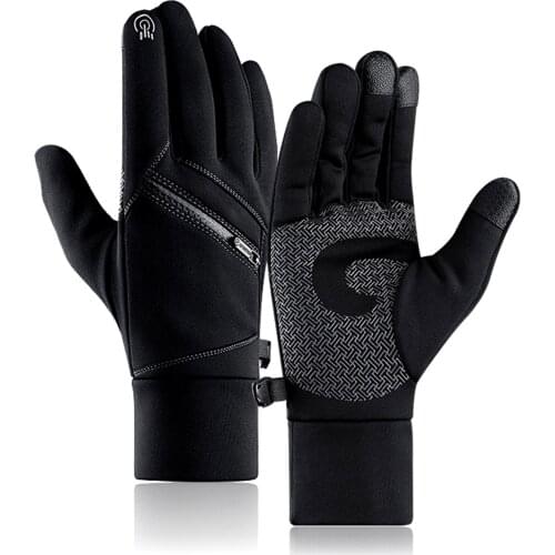 Winter Warm Gloves Fleece Windproof Waterproof Touchscreen Sports Cycling Skiing Bicycle Outdoor Work Gloves