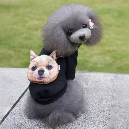 Winter Dog Clothes Warm Pet Dog Jacket Coat Puppy Cartoon Clothing Hoodies For Small Medium Dogs Puppy York Outfit