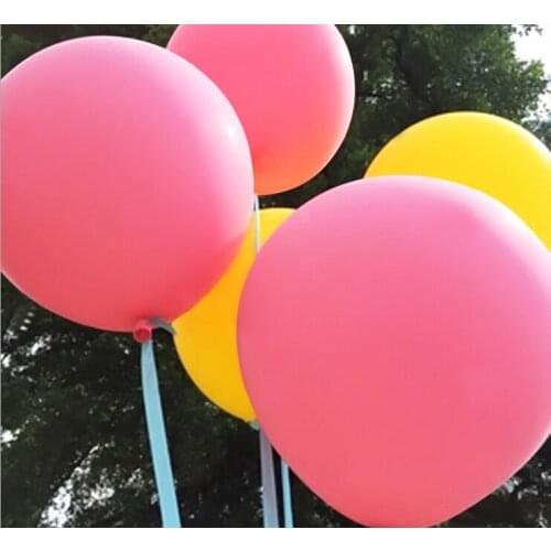 1pcs 36 Inch 90cm Big White Latex Balloons Wedding Decoration Inflatable Helium Air Balls Happy Birthday Party