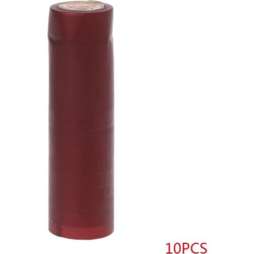 10Pcs Wine Bottle Heat Shrink Capsules Homebrew Top Cap Loose Line Peeling Easy