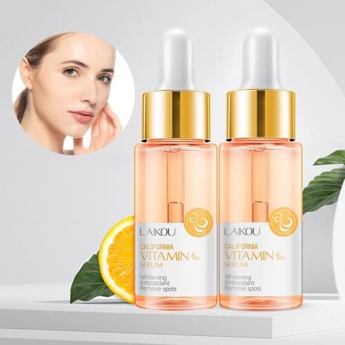 2Pcs Vitamin C Essense Face Serum Nourish Oil Control Brighten Rejuvenation Skin Whitening Serum Skin Care Facecare Serum