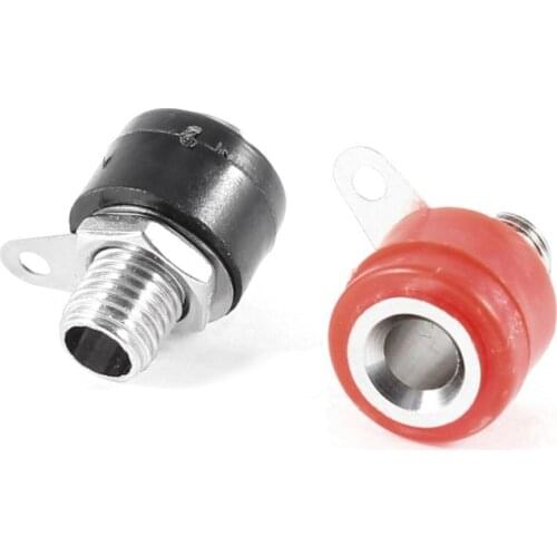 20pcs 4mm Amplifier Terminal Banana Plug Jack Binding Post Panel mount connector