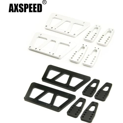 AXSPEED Metal Alloy Chassis Lift Plate Set Kit for Axial SCX10 1/10 RC Crawler Model Car Upgrade Parts