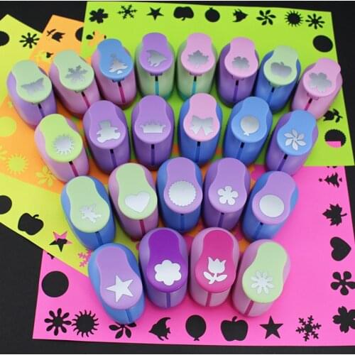 Free Ship Flower Furador Diy Paper Cut Eva Foam Maker puncher Scrapbooking labor saving for kid hole punch DIY handmade
