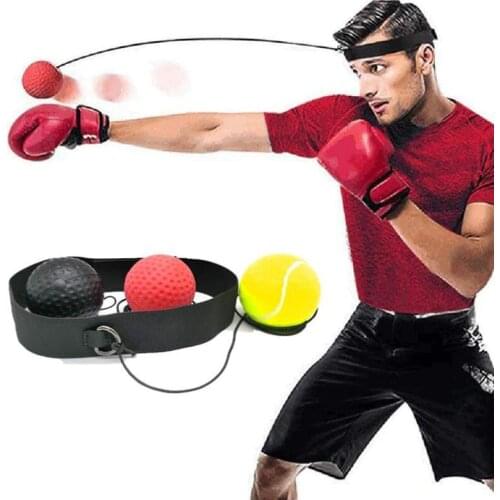 Boxing Reflex Ball Boxing Equipment Punching Ball Reflex Bag Reaction Agility Punching Speed Focus Eye Coordination Training