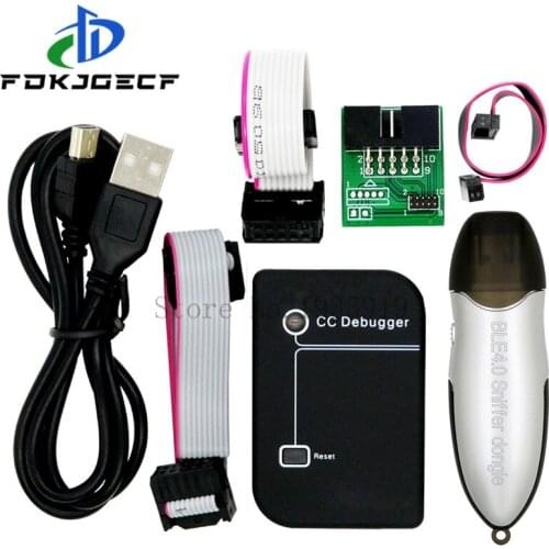 Zigbee Emulator CC-Debugger USB Programmer CC2540 CC2531 Sniffer with Shell Bluetooth Module Connector Downloader Cable
