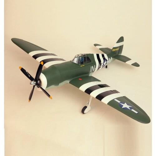 Flyfly 2000mm Wingspan RC Warbird Airplane P47N Thunderbolt Composite Material Fuselage and Balsa Wing FF-E022 23 24