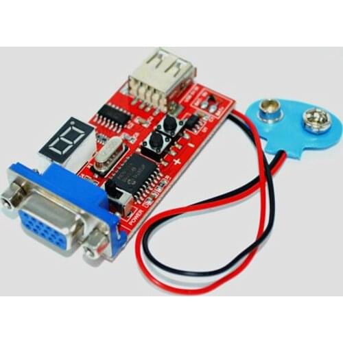 VGA Signal Generator LCD Tester 15 Signal Output USB & Battery Dual Power Supply TV Repair Test Tool