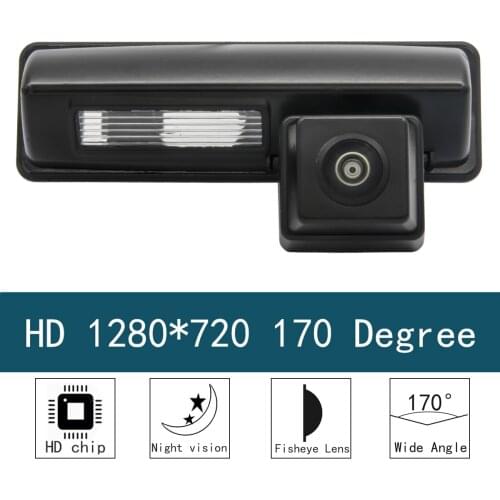 HD 1280*720 Fisheye 170 Degree Car Reversing Rear View Camera For Toyota Avensis I 1997-2002/Altezza 1999/Aristo 1998~2005