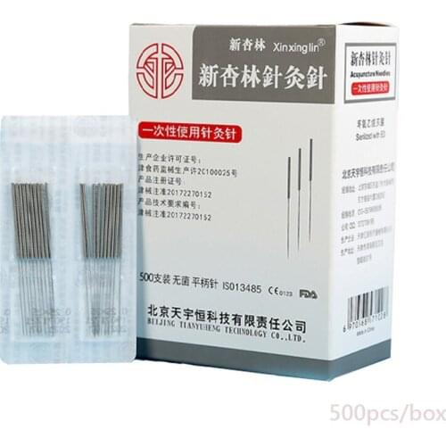 Acupuncture needle 0.16/0.18/0.20/0.25/0.30/0.35 sterile needle Beauty acupuncture massager 500 pcs with tube disposable needle