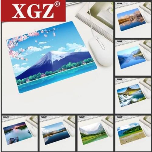 XGZ Beautiful Landscape 22x18 Mouse Pad Small Mat Home Office Laptop Game Rubber Mat Mouse Pad Desk Gaming Mousepads Cup Mats
