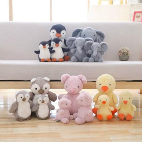 Bonnie Penguin Doll Owl Plush Toy Girl Heart Birthday Gift on Valentines Day