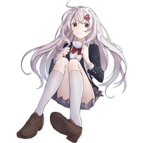 Three Ratels CDM140 Re-Zero Echidna laptop stickers anime anime car hood sticker wall sticker for girls