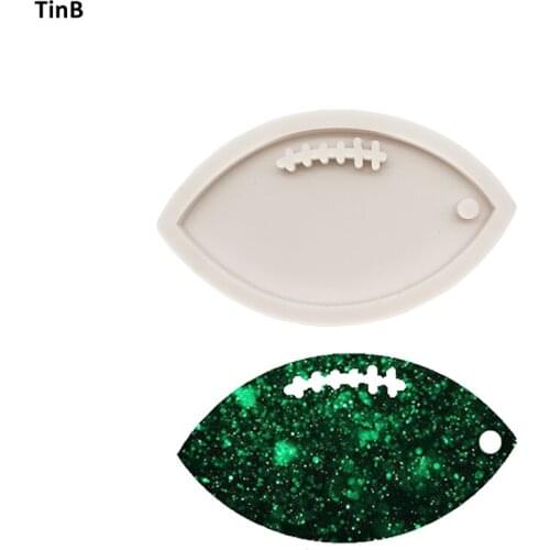 New Arrival Shiny Megaphone Keychains Mold Horn Silicone Mold Clay DIY Jewelry Making Glitter Epoxy Resin Mould