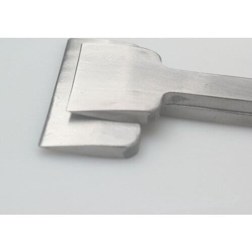 Handmade DIY leather art leather Carving Cowhide leather Flat Mouth Punch Knife Punch Leather Thread Word Punch Word