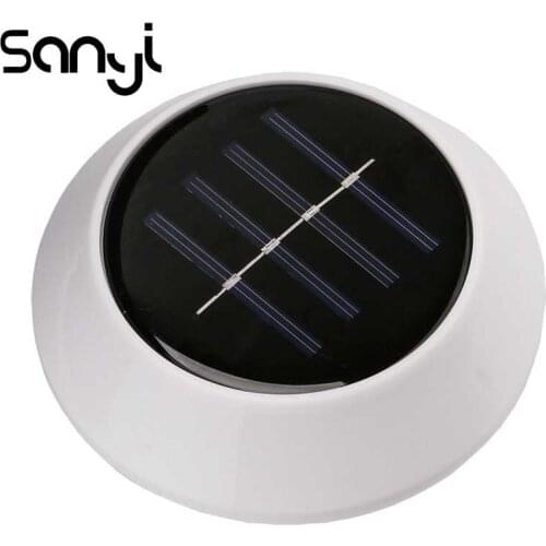 SANYI 4*LED Solar Lamp Wireless Security Waterproof Light Source Sensor Solar Powered Outdoor Pathway Wall Lamp Lighting