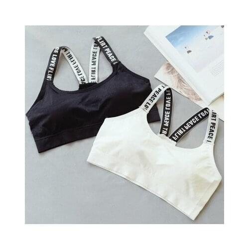 Sports Fitness Bra Daily Soft Bralette Top Lingerie Women Sports Bras Female Girls Brassiere Underwear Gym Exercise Soft Bra