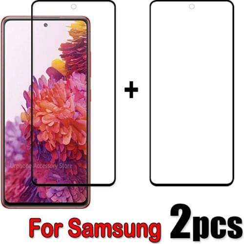 2PCS Glass For Samsung A32 A51 A52 A71 A12 A42 A72 A50 A20S A10 A30 A70 A41 A20e A11 A21S A31 S21 Plus S20 FE Screen Protector