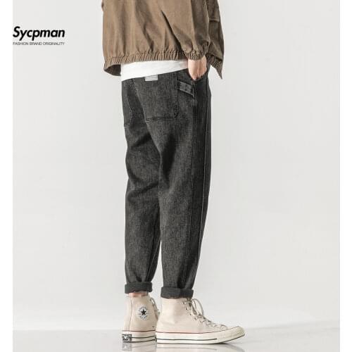 SYCPMAN Mens Autumn Jeans