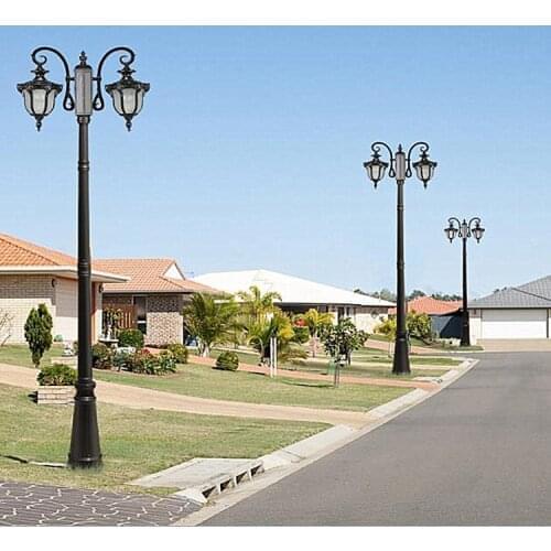 2.1m 2.4m 2.6m 3m Zhongshan Liangtu Dual Arm Street Lighting Post